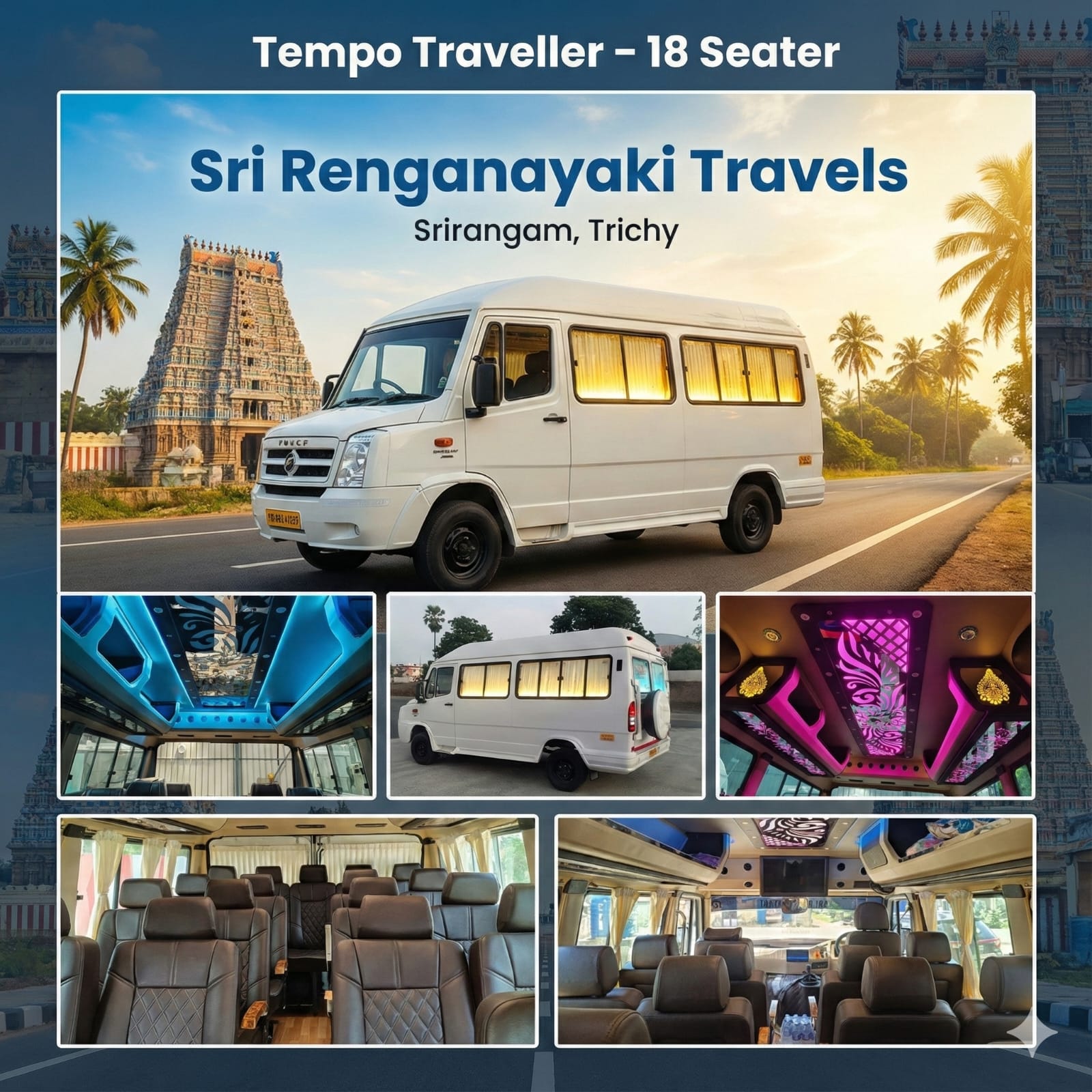 Tempo Traveller rental in Trichy in Trichy